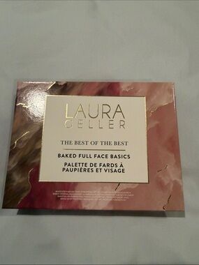 Laura Geller Baked Full Face Basics Palette - Pink, Rose, Gold Marble